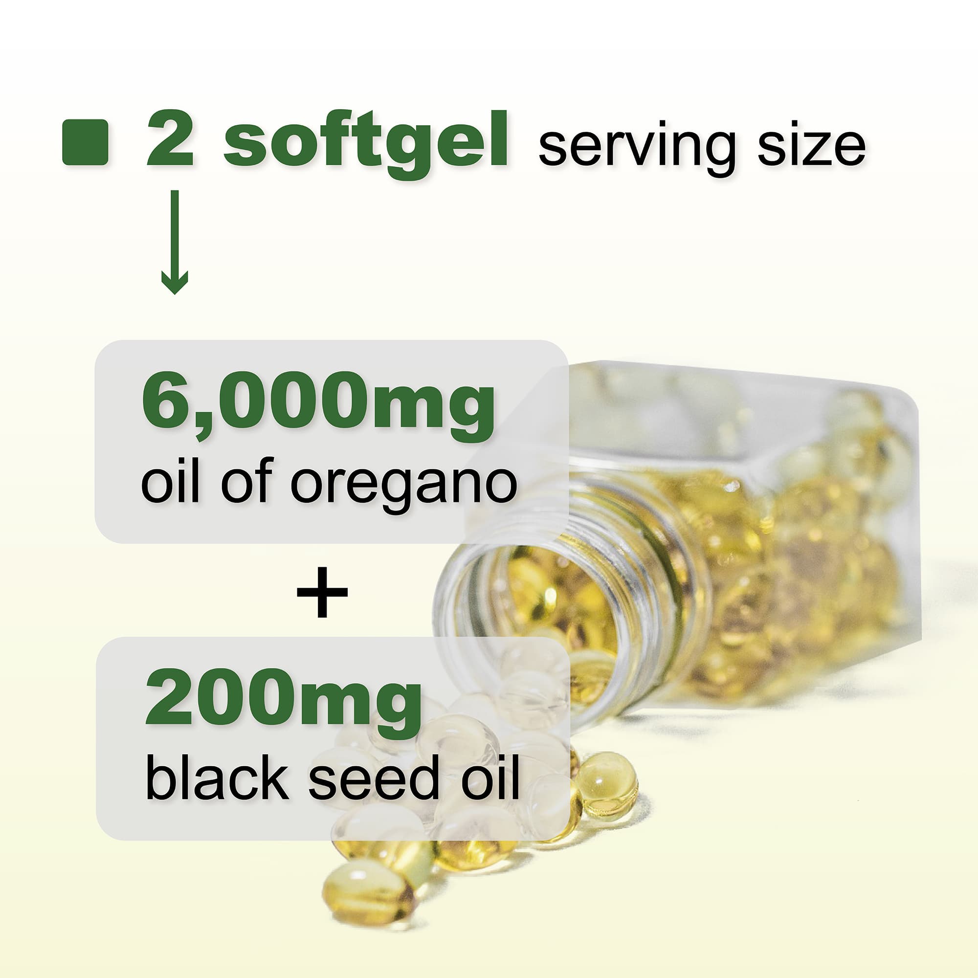 Oregano oil capsules