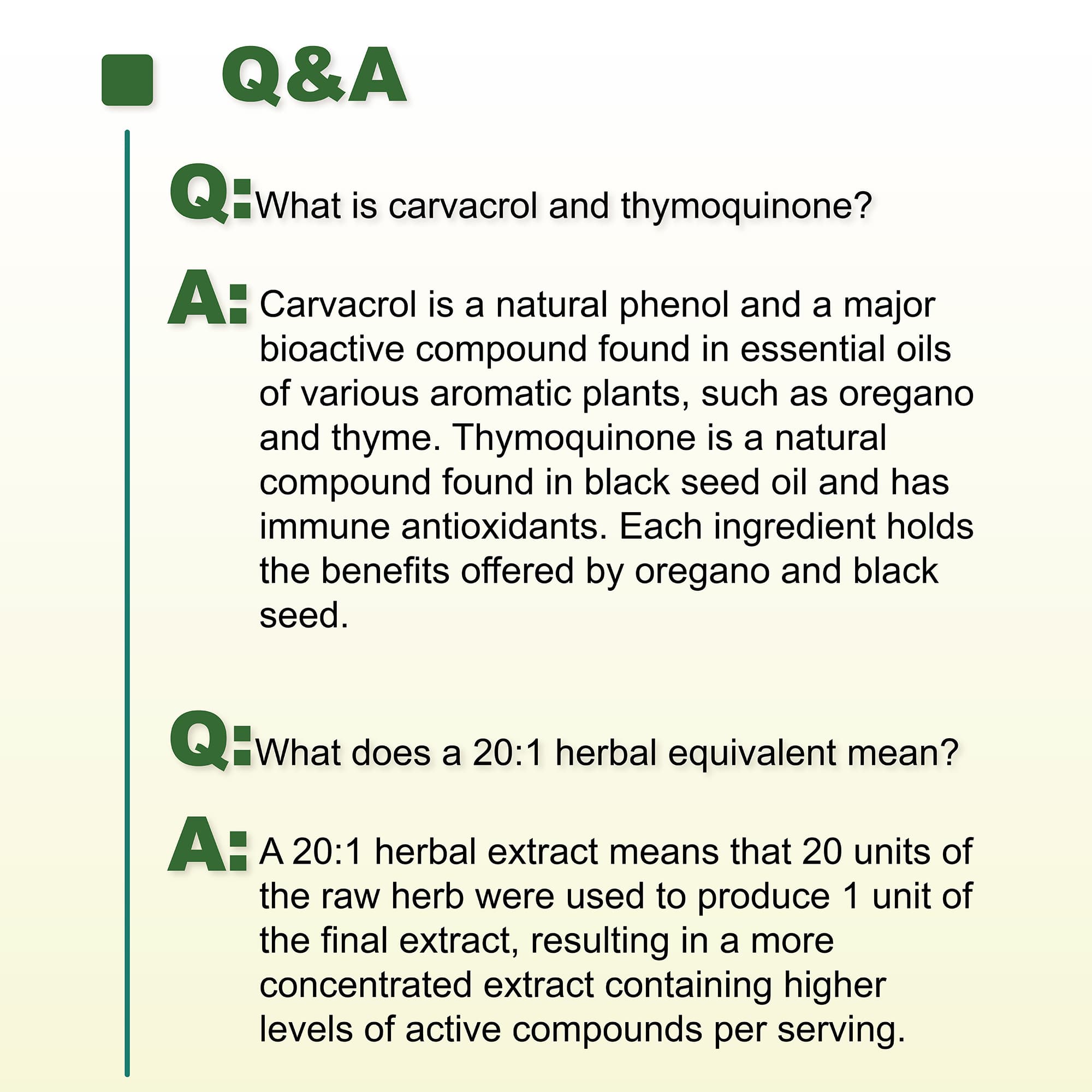 Oregano oil capsules