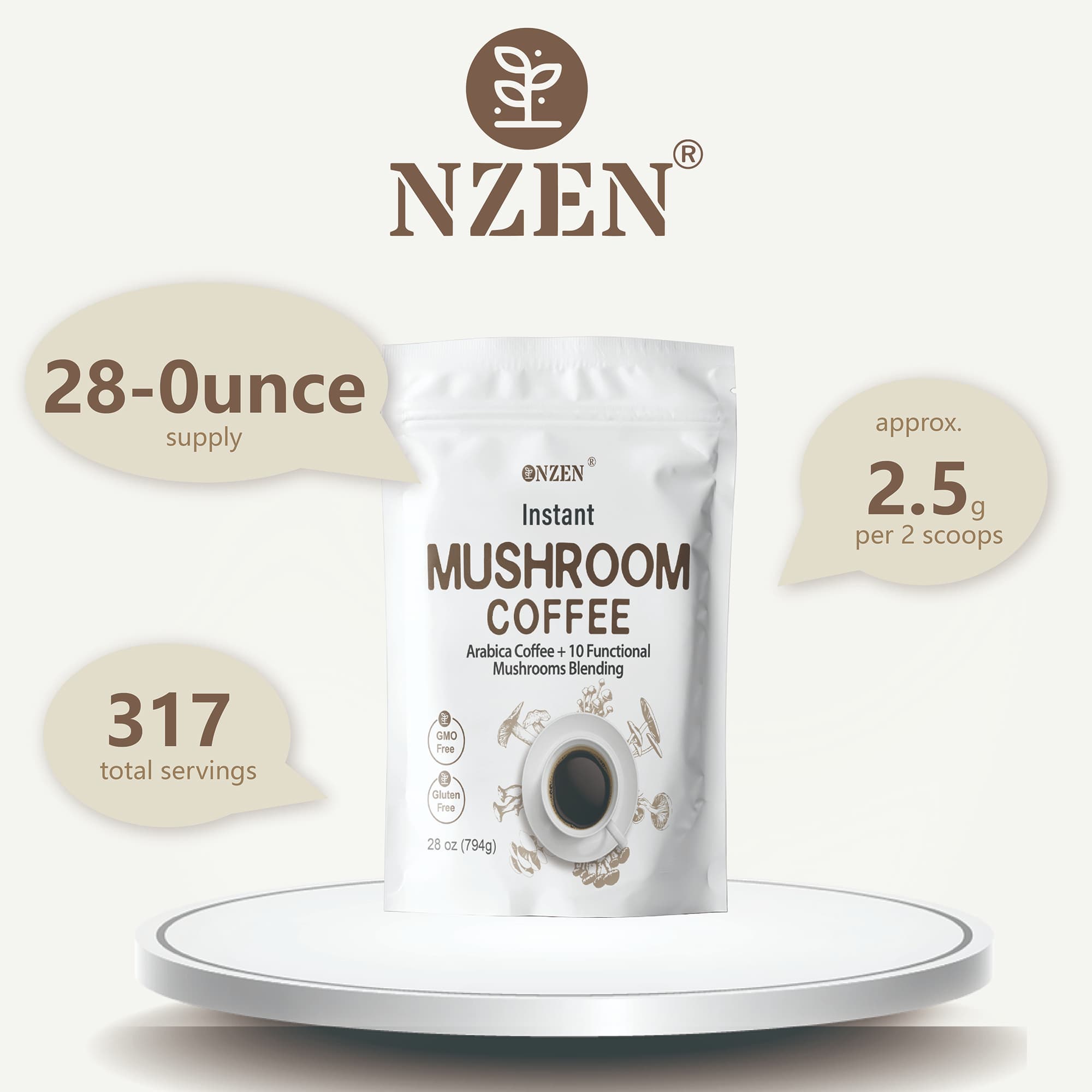 Mushroom coffee