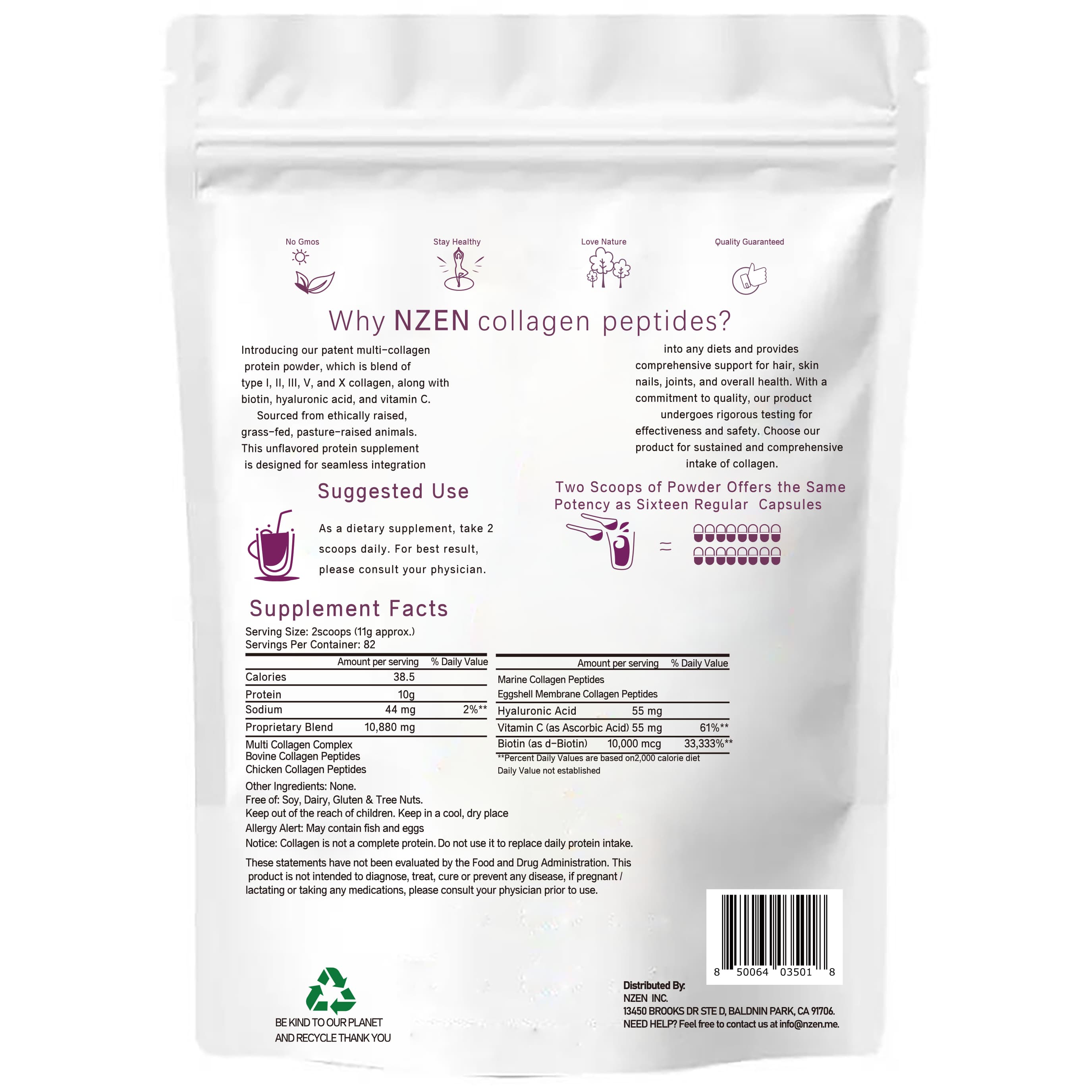 Nzen Multi Collagen peptide