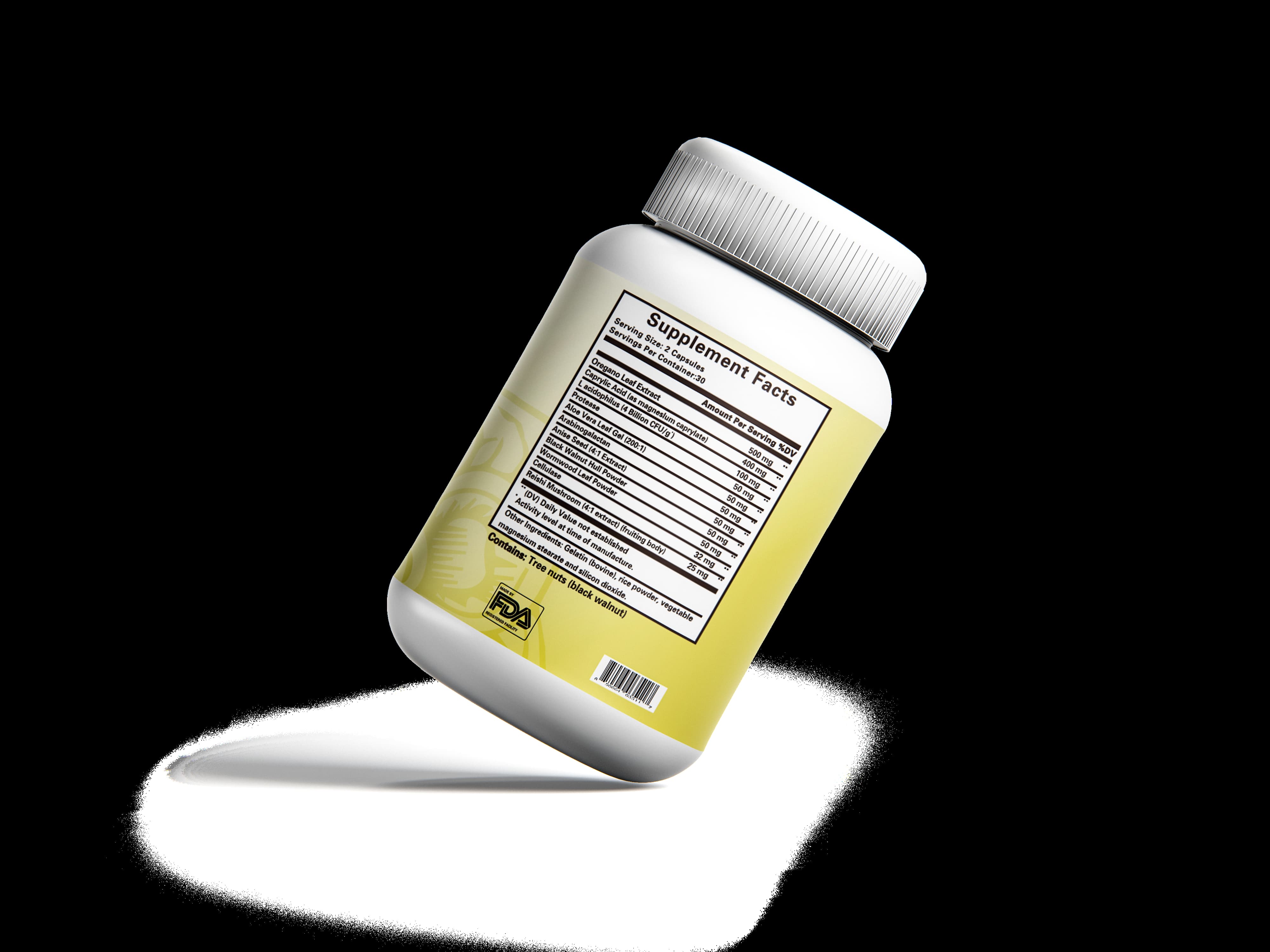 Intestinal cleansing capsule