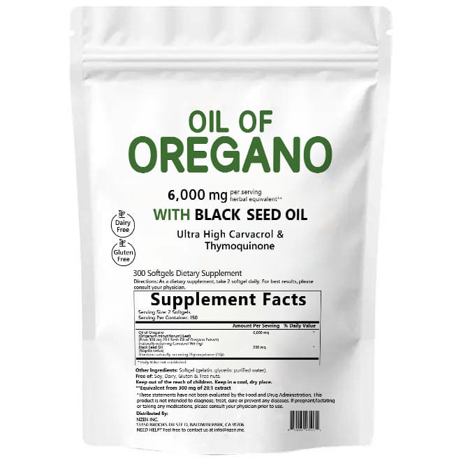 Oregano oil capsules